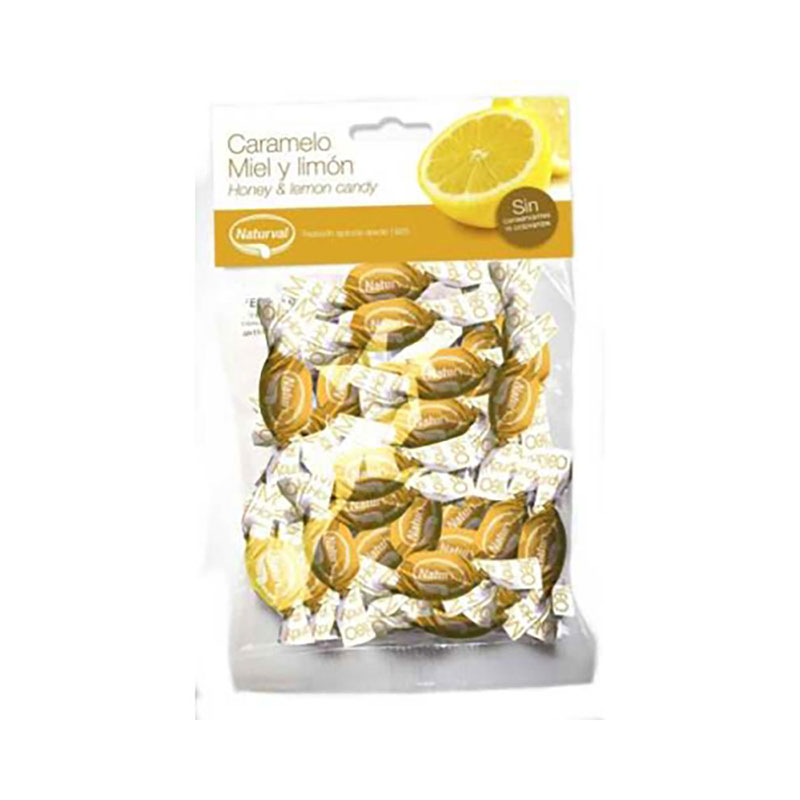 Caramelos miel y limón 100g
